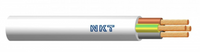 H05VV-F OWY 4X 1.5 ŻO BIAŁY PRZEWÓD OKRĄGŁY MIĘKKI 300/500V DO ODBIORNIKÓW RUCHOMYCH