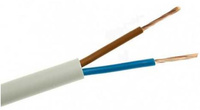 H05VV-F OWY 2X 2.5 BIAŁY PRZEWÓD OKRĄGŁY MIĘKKI 300/500V DO ODBIORNIKÓW RUCHOMYCH