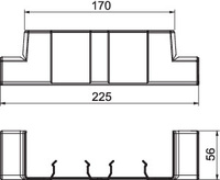 GK-TR53165RW TRÓJNIK DO RAPID 45-2 165 BIAŁY RAL 9010