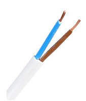 H03VV-F OMY 4X 0.5 ŻO BIAŁY PRZEWÓD MIESZKANIOWY OKRĄGŁY MIĘKKI 300/300V