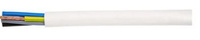 H05VV-F OWY 5X 6.0 ŻO BIAŁY PRZEWÓD OKRĄGŁY MIĘKKI 300/500V BĘBEN DO ODBIORNIKÓW RUCHOMYCH