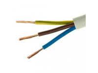 H03VV-F OMY 3X 0.75 ŻO BIAŁY PRZEWÓD MIESZKANIOWY OKRĄGŁY MIĘKKI 300/300V