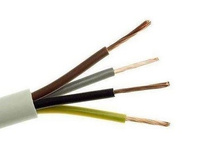 H05VV-F OWY 4X 2.5 ŻO BIAŁY PRZEWÓD OKRĄGŁY MIĘKKI 300/500V DO ODBIORNIKÓW RUCHOMYCH