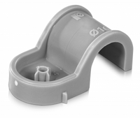 UCHWYT PLASTIKOWY DO RUREK INSTALACYJNYCH POJEDYNCZY POSADZKOWY WZMOCNIONY PA FI 25 MM (OP-60SZT)