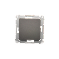 SIMON 54 MODUŁ BRĄZ MAT ŁĄCZNIK KRZYŻOWY BEZ PIKTOGRAMU ZACISKI SPRĘŻYNOWE 10AX 250V