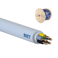 NYM-J YDY 5X 10 ŻO BIAŁY PRZEWÓD INSTACYJNY OKRĄGŁY 300/500V UKŁADANY NA STAŁE