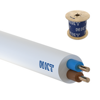 YDY 2X 1 BIAŁY PRZEWÓD INSTALACYJNY OKRĄGŁY DRUT 450/750V KL.1 BĘBEN