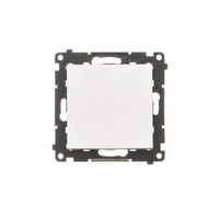 SIMON 55 MODUŁ ALUMINIUM MAT ŁĄCZNIK 1-BIEGUNOWY ZACISKI SPRĘŻYNOWE 10AX 250V