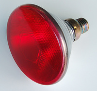 PAR38 ŻARÓWKA PROMIENNIK PODCZERWIENI 175W E27 230V RUBIN WW 1200K