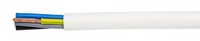 H03VV-F OMY 4X 0.75 ŻO BIAŁY PRZEWÓD MIESZKANIOWY OKRĄGŁY MIĘKKI 300/300V