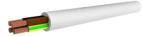 H05VV-F OWY 4X 4.0 ŻO BIAŁY PRZEWÓD OKRĄGŁY MIĘKKI 300/500V DO ODBIORNIKÓW RUCHOMYCH