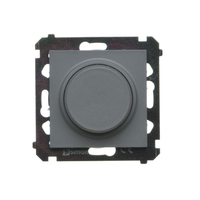 SIMON 55 ŚCIEMNIACZ OBROTOWY DO LED ŚCIEMNIALNYCH 230 V MODUŁ 2–200 W; GRAFITOWY MAT