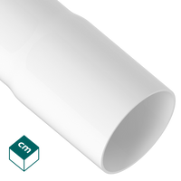 RLM 47-2 BIAŁY RURA INSTALACYJNA KIELICHOWANA 2M FI47