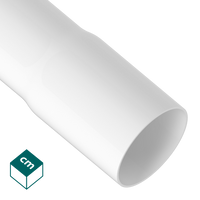 RLM 40-2 BIAŁY RURA INSTALACYJNA KIELICHOWANA 2M FI40