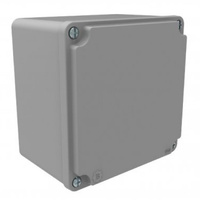 PUSZKA INSTALACYJNA NT 130X130X90 IP67 POKRYWA PEŁNA SZARY/ ALUMINIUM